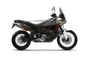KTM Adventure R 990 Graphic Kit - All Years Bone Collector Black
