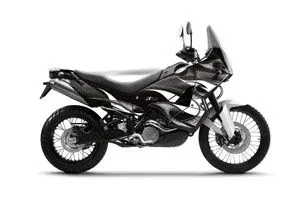 KTM Adventure R 990 Graphic Kit - All Years Tribal Flames Black