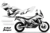 KTM Adventure R 990 Graphic Kit - All Years Tribal Flames White