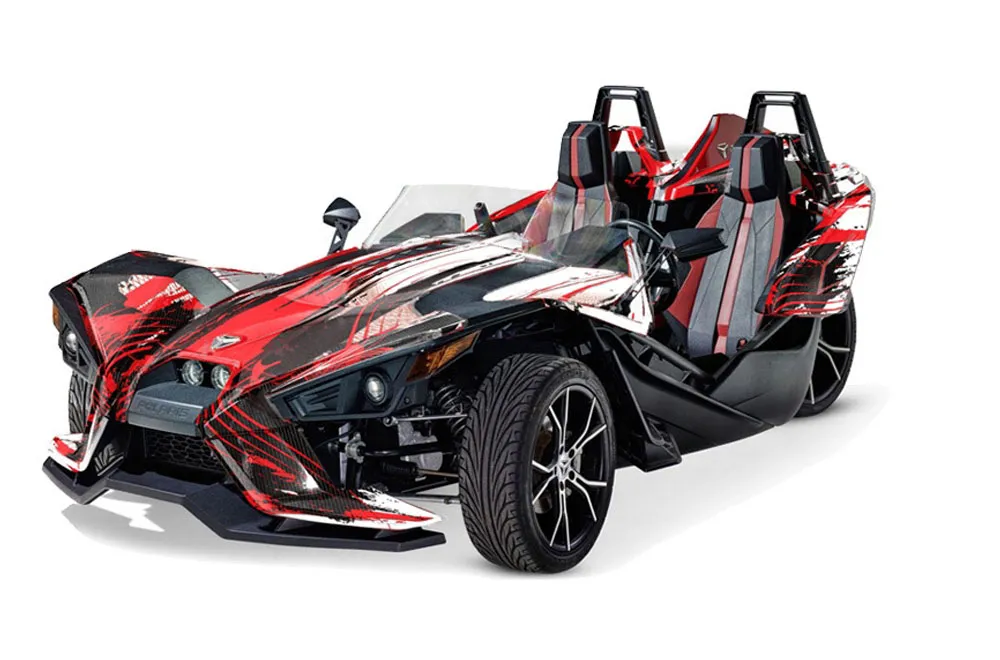 Polaris Slingshot SL Graphic Kit - All Years Up To 2020 Carbon X Red