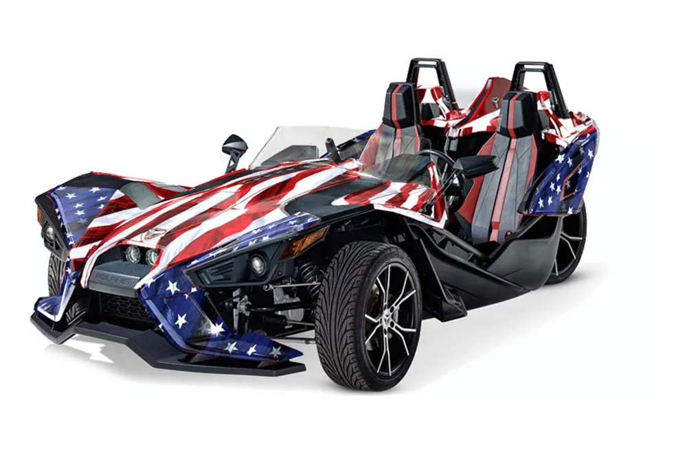 Polaris Slingshot SL Graphic Kit - All Years Up To 2020 Stars N Stripes