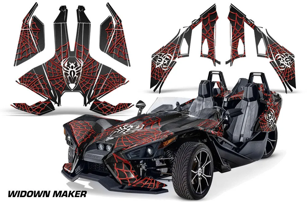 Polaris Slingshot SL Graphic Kit - All Years Up To 2020 Widow Maker Red