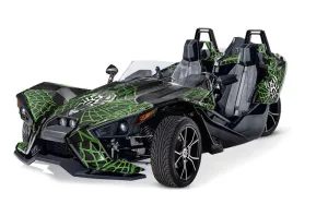 Polaris Slingshot SL Graphic Kit - All Years Up To 2020 Widow Maker Green