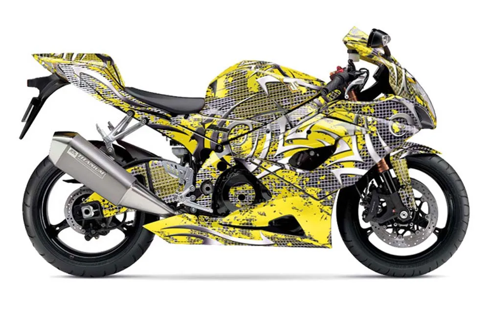 Suzuki GSXR 1000 Graphic Kit - 2005-2006 Deaden Yellow