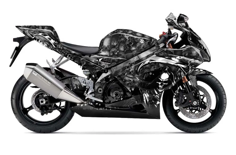Suzuki GSXR 1000 Graphic Kit - 2005-2006 Reaper Black