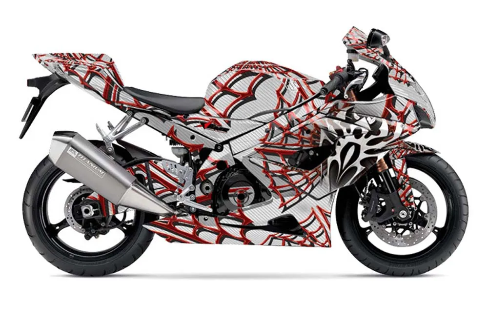 Suzuki GSXR 1000 Graphic Kit - 2005-2006 Widow Maker Red
