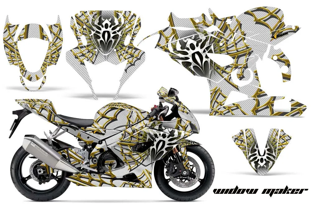 Suzuki GSXR 1000 Graphic Kit - 2005-2006 Widow Maker Yellow