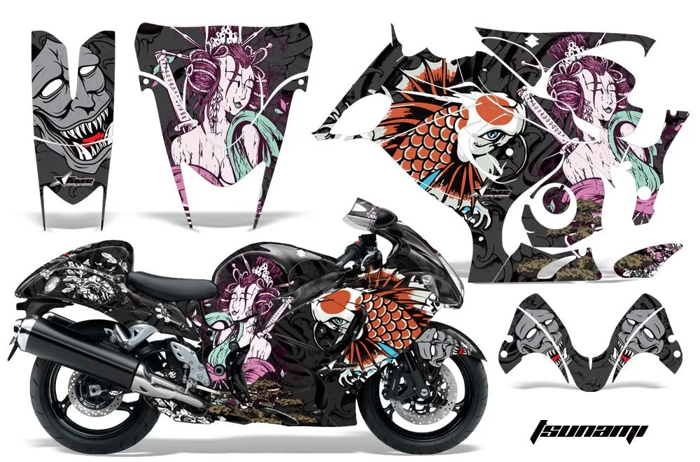 Suzuki GSXR 1300 Hayabusa Custom Graphic Kit - 2008-2020