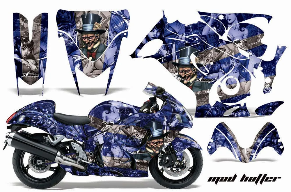 Suzuki GSXR 1300 Hayabusa Custom Graphic Kit - 2008-2020