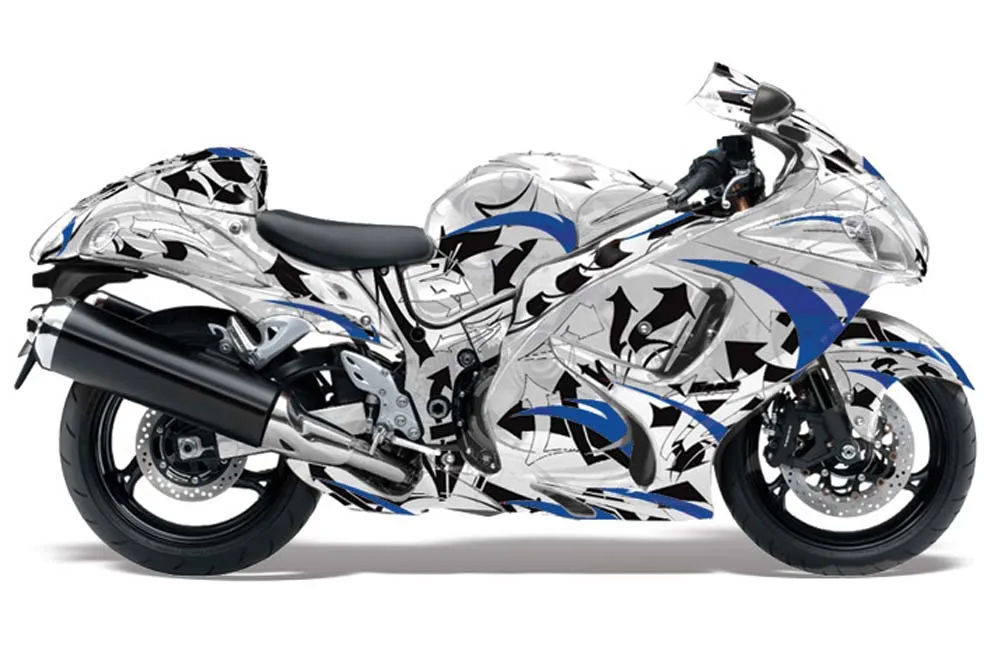 Suzuki GSXR 1300 Hayabusa Graphic Kit - 2008-2020 Expo Blue