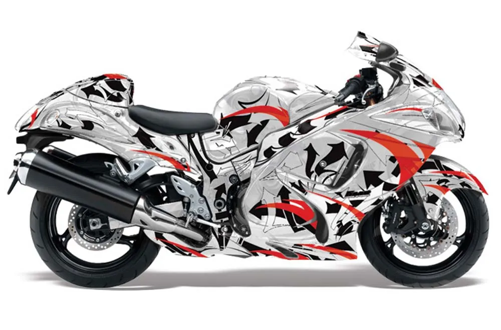 Suzuki GSXR 1300 Hayabusa Graphic Kit - 2008-2020 Expo Red