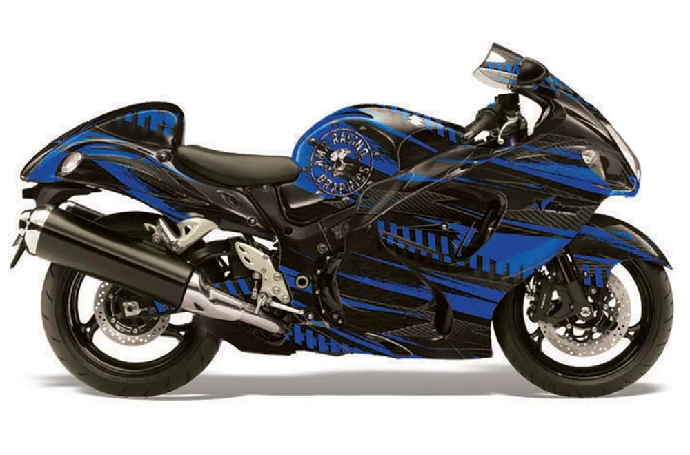 Suzuki GSXR 1300 Hayabusa Graphic Kit - 2008-2020 Nuke Blue