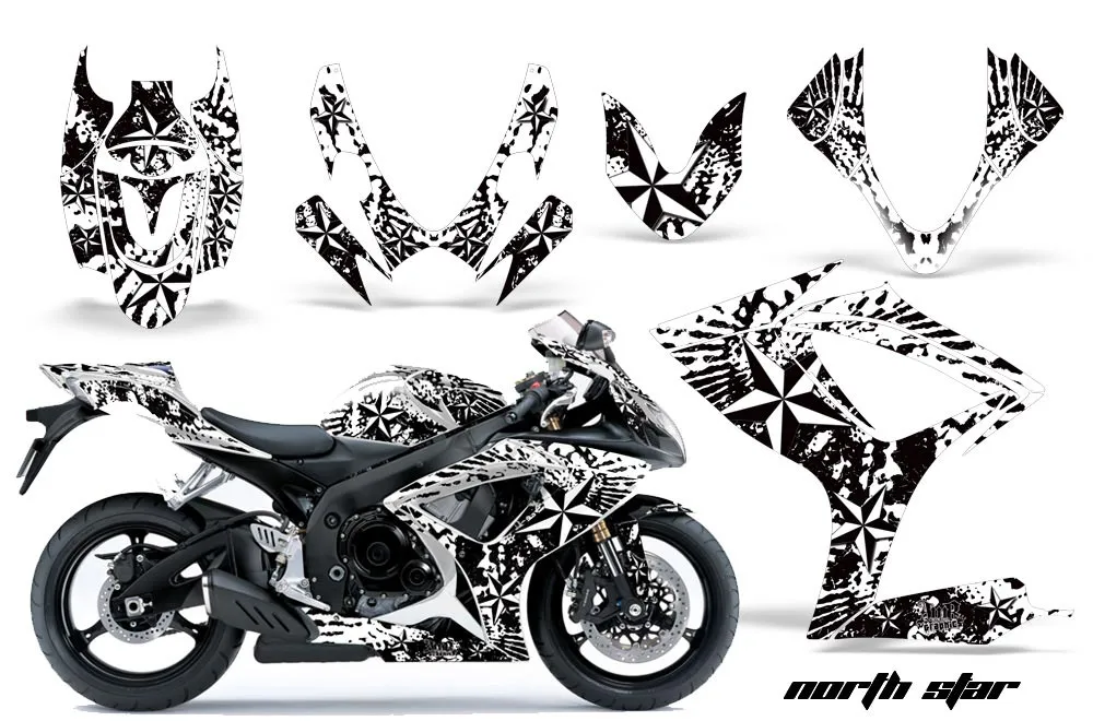 Suzuki GSXR 600 / 750 Custom Graphic Kit - 2004-2005