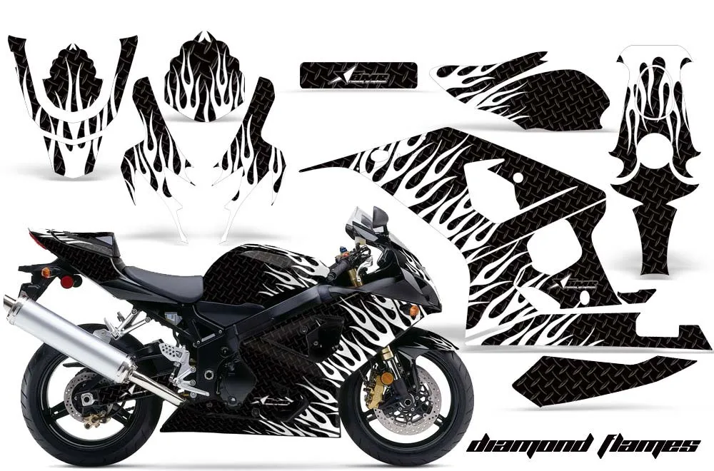 Suzuki GSXR 600 / 750 Custom Graphic Kit - 2004-2005
