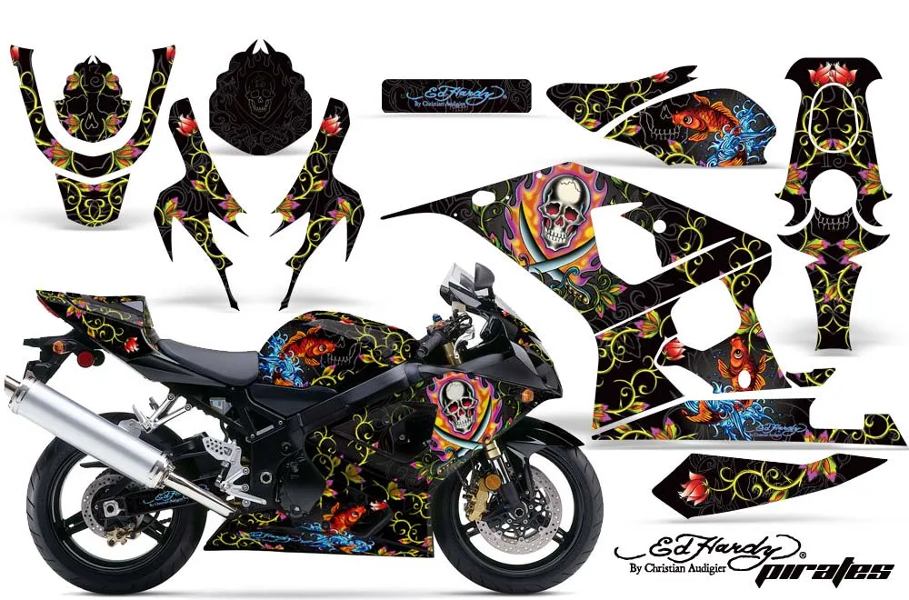 Suzuki GSXR 600 / 750 Custom Graphic Kit - 2004-2005
