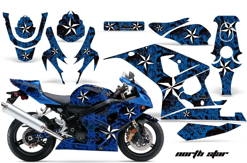 Suzuki GSXR 600 / 750 Custom Graphic Kit - 2004-2005