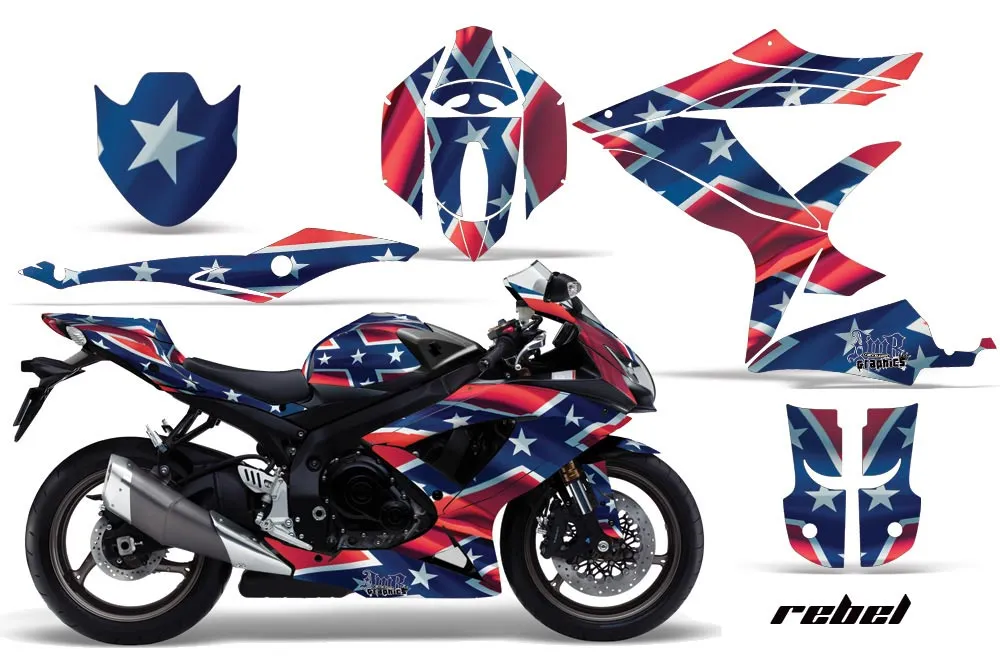 Suzuki GSXR 600 / 750 Graphic Kit - 2008-2010 Rebel