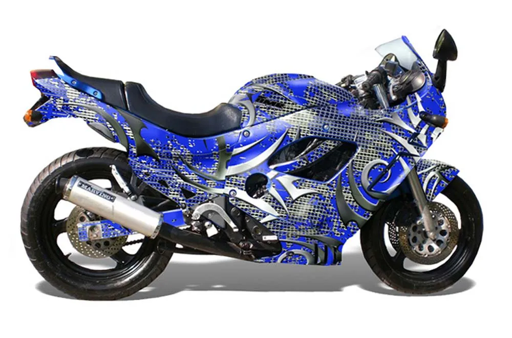 Suzuki GSXR 600F / 750F Katana Graphic Kit - 1988-1997 Deaden Blue