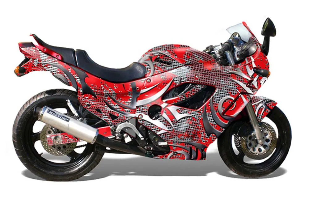 Suzuki GSXR 600F / 750F Katana Graphic Kit - 1988-1997 Deaden Red