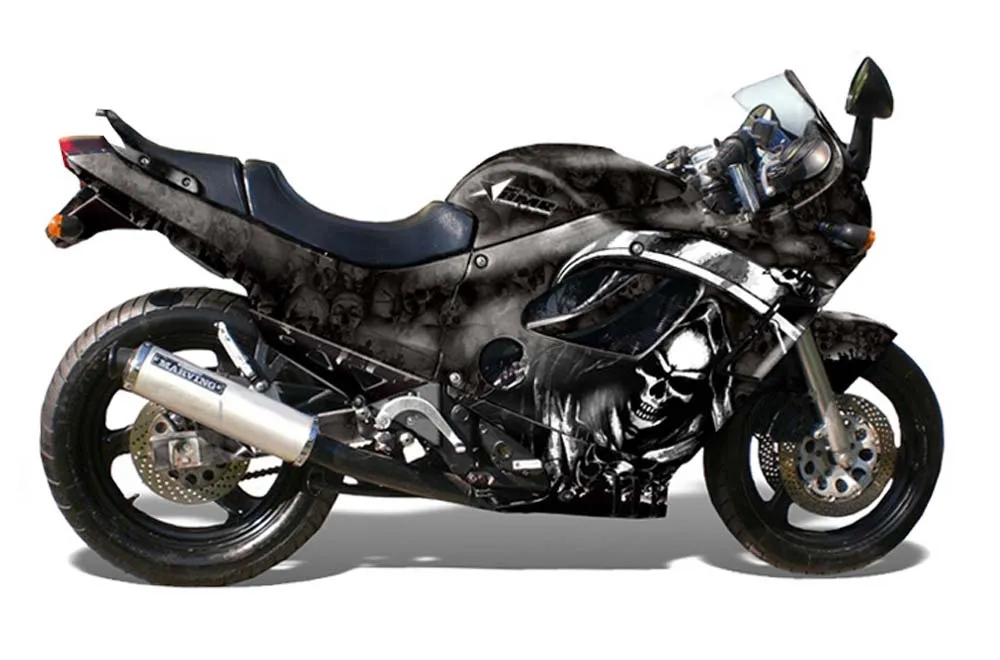 Suzuki GSXR 600F / 750F Katana Graphic Kit - 1988-1997 Reaper Black