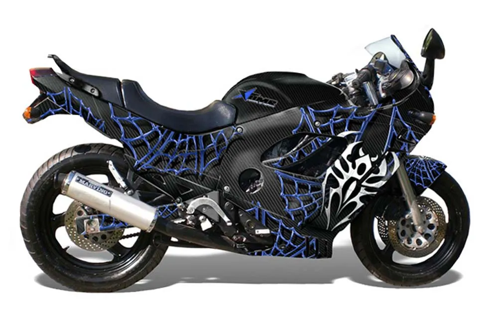 Suzuki GSXR 600F / 750F Katana Graphic Kit - 1988-1997 Widow Maker Blue