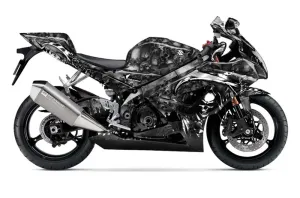 Suzuki GSXR 1000 Graphic Kit - 2005-2006 Reaper Black