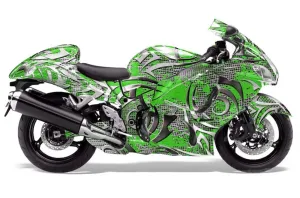 Suzuki GSXR 1300 Hayabusa Graphic Kit - 2008-2020 Deaden Green