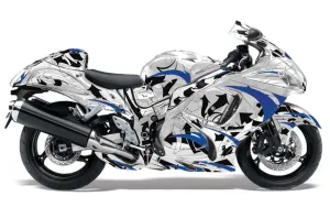 Suzuki GSXR 1300 Hayabusa Graphic Kit - 2008-2020 Expo Blue