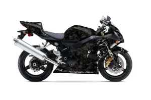 Suzuki GSXR 600 / 750 Graphic Kit - 2004-2005 Reaper Black
