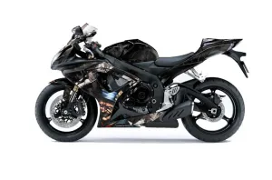 Suzuki GSXR 600 / 750 Graphic Kit - 2006-2007 Mad Hatter Black