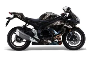 Suzuki GSXR 600 / 750 Graphic Kit - 2008-2010 Mad Hatter Black