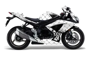 Suzuki GSXR 600 / 750 Graphic Kit - 2008-2010 Silver Star Reloaded