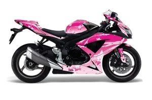 Suzuki GSXR 600 / 750 Graphic Kit - 2008-2010 Starlett Pink