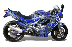 Suzuki GSXR 600F / 750F Katana Graphic Kit - 1988-1997 Deaden Blue