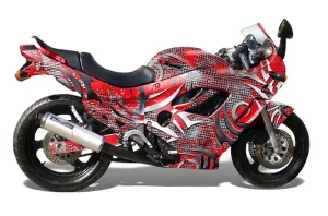 Suzuki GSXR 600F / 750F Katana Graphic Kit - 1988-1997 Deaden Red