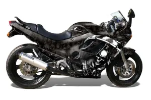 Suzuki GSXR 600F / 750F Katana Graphic Kit - 1988-1997 Reaper Black