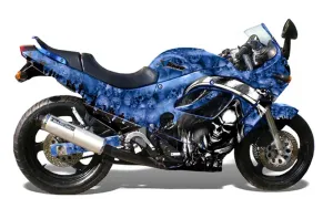 Suzuki GSXR 600F / 750F Katana Graphic Kit - 1988-1997 Reaper Blue
