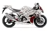 Suzuki GSXR 1000 Graphic Kit - 2005-2006 Bone Collector White