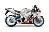 Suzuki GSXR 1000 Street Bike Graphic Kit - 2001-2002 Bone Collector White