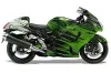 Suzuki GSXR 1300 Hayabusa Graphic Kit - 2008-2020 Carbon X Green