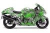Suzuki GSXR 1300 Hayabusa Graphic Kit - 2008-2020 Deaden Green