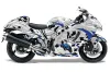 Suzuki GSXR 1300 Hayabusa Graphic Kit - 2008-2020 Expo Blue
