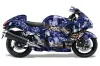 Suzuki GSXR 1300 Hayabusa Graphic Kit - 2008-2020 Mad Hatter Blue