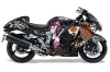 Suzuki GSXR 1300 Hayabusa Graphic Kit - 2008-2020 Tsunami Black