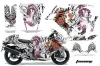 Suzuki GSXR 1300 Hayabusa Graphic Kit - 2008-2020 Tsunami White