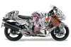 Suzuki GSXR 1300 Hayabusa Graphic Kit - 2008-2020 Tsunami White