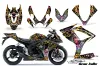 Suzuki GSXR 600 / 750 Graphic Kit - 2006-2007 Ed Hardy Love Kills Black