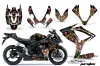 Suzuki GSXR 600 / 750 Graphic Kit - 2006-2007 Ed Hardy Pirates Black