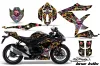 Suzuki GSXR 600 / 750 Graphic Kit - 2008-2010 Ed Hardy Love Kills Slowly Black