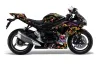 Suzuki GSXR 600 / 750 Graphic Kit - 2008-2010 Ed Hardy Love Kills Slowly Black